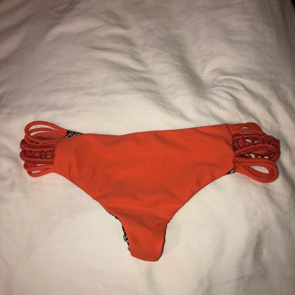 Acacia neon orange bikini bottoms